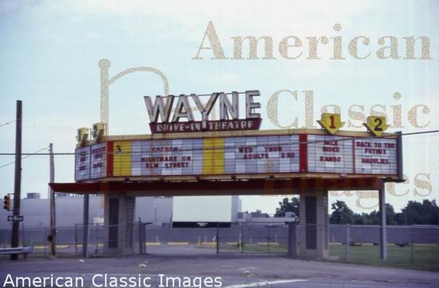 Wayne Drive-In Theatre - From American Classic Images (newer photo)